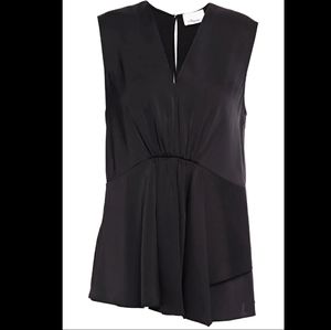 3.1 Phillip Lim Satin V-neck Top